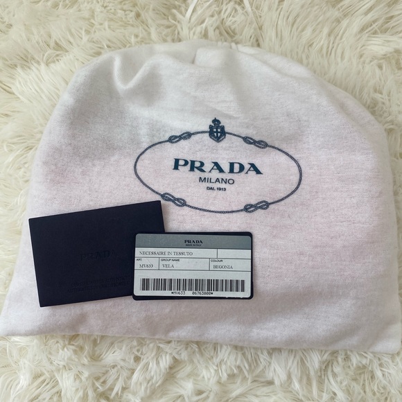 Pink Prada Nylon Tessutto Pouchette - Picture 6 of 6
